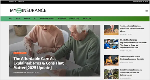 Mywebinsurance