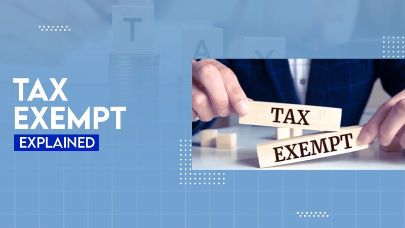 Tax Exampt explained